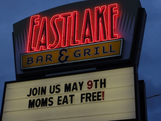 Moms eat free